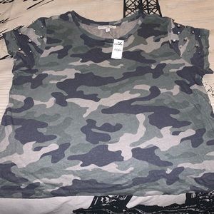 NWT Express Camo Bling T-Shirt